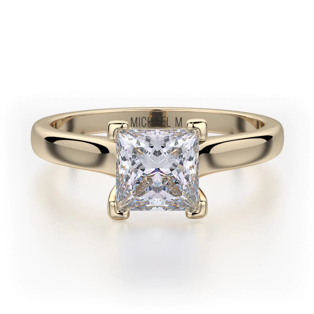 MICHAEL M Engagement Rings 18K Yellow Gold Europa R524-1 R524-1YG