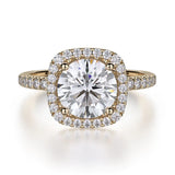 MICHAEL M Engagement Rings 18K Yellow Gold Europa R536S-1.5 R536S-1.5YG