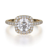 MICHAEL M Engagement Rings 18K Yellow Gold Europa R539S-1 R539S-1YG