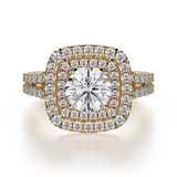 MICHAEL M Engagement Rings 18K Yellow Gold Europa R661-1 R661-1YG