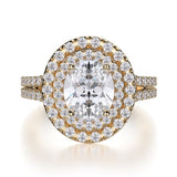 MICHAEL M Engagement Rings 18K Yellow Gold Europa R689-2 R689-2YG