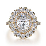 MICHAEL M Engagement Rings 18K Yellow Gold Europa R718-2 R718-2YG