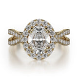 MICHAEL M Engagement Rings 18K Yellow Gold Love R454-2 R454-2YG