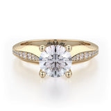 MICHAEL M Engagement Rings 18K Yellow Gold Love R686-1 R686-1YG