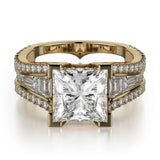 MICHAEL M Engagement Rings 18K Yellow Gold Monaco R602-3 R602-3YG