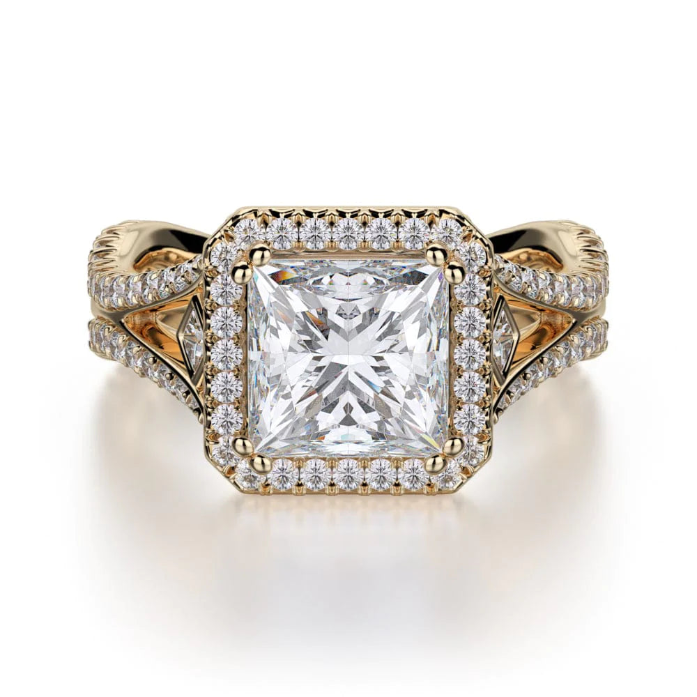 MICHAEL M Engagement Rings 18K Yellow Gold Monaco R635-2 R635-2YG