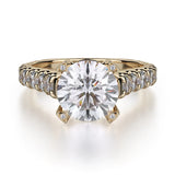 MICHAEL M Engagement Rings 18K Yellow Gold Stella R655-2 R655-2YG