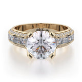 MICHAEL M Engagement Rings 18K Yellow Gold Stella R690-2 R690-2YG