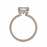 MICHAEL M Engagement Rings CROWN R715-2 Emerald Solitaire
