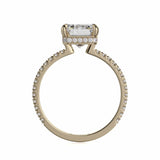 MICHAEL M Engagement Rings CROWN R715-2 Emerald Solitaire