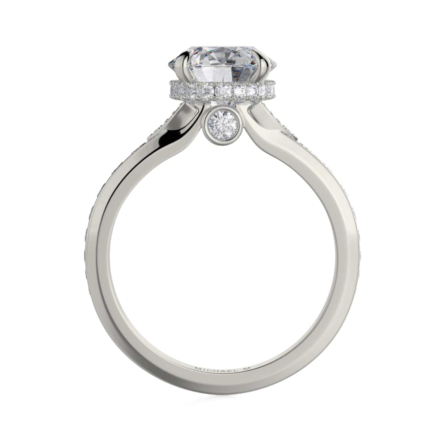 MICHAEL M Engagement Rings Crown R748-2