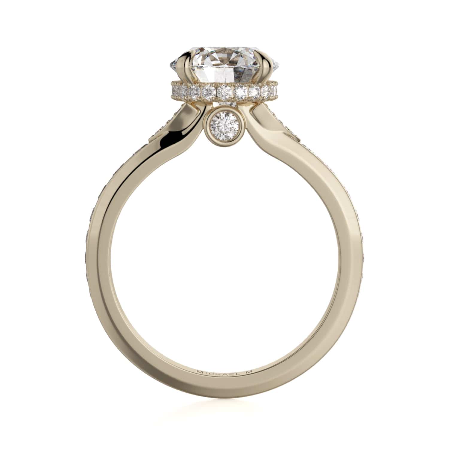 MICHAEL M Engagement Rings Crown R748-2