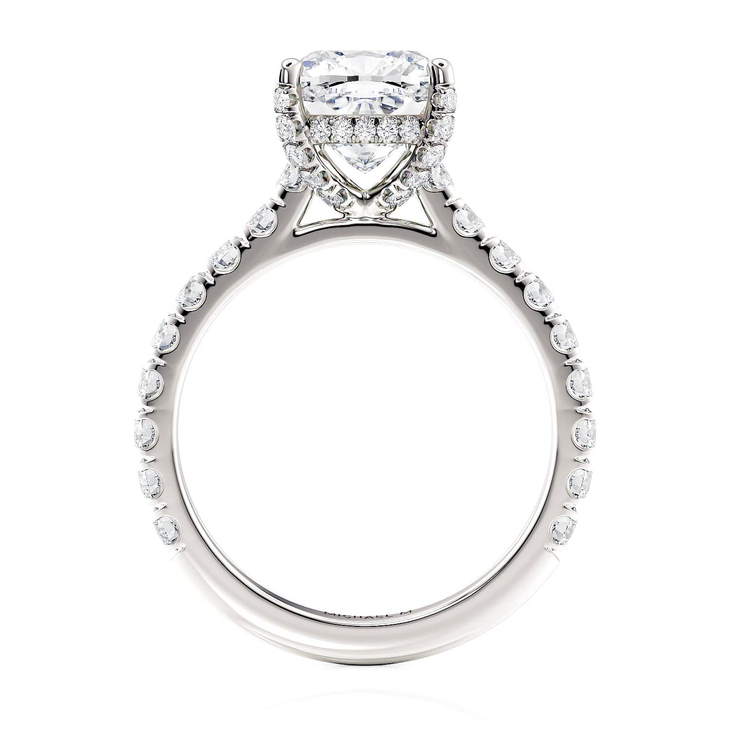 MICHAEL M Engagement Rings Crown R780-2