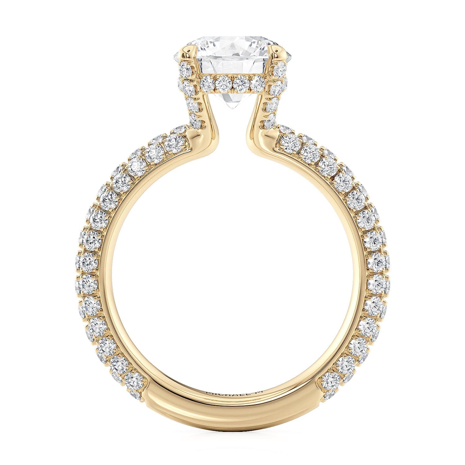 MICHAEL M Engagement Rings Crown R787-2