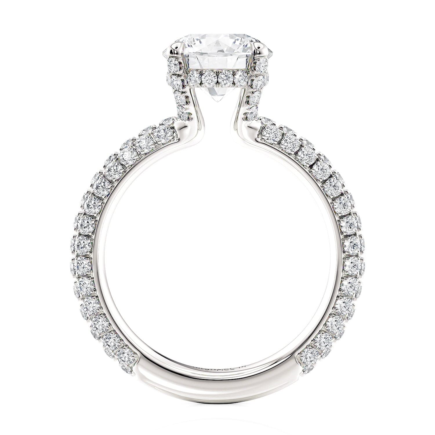 MICHAEL M Engagement Rings Crown R787-2