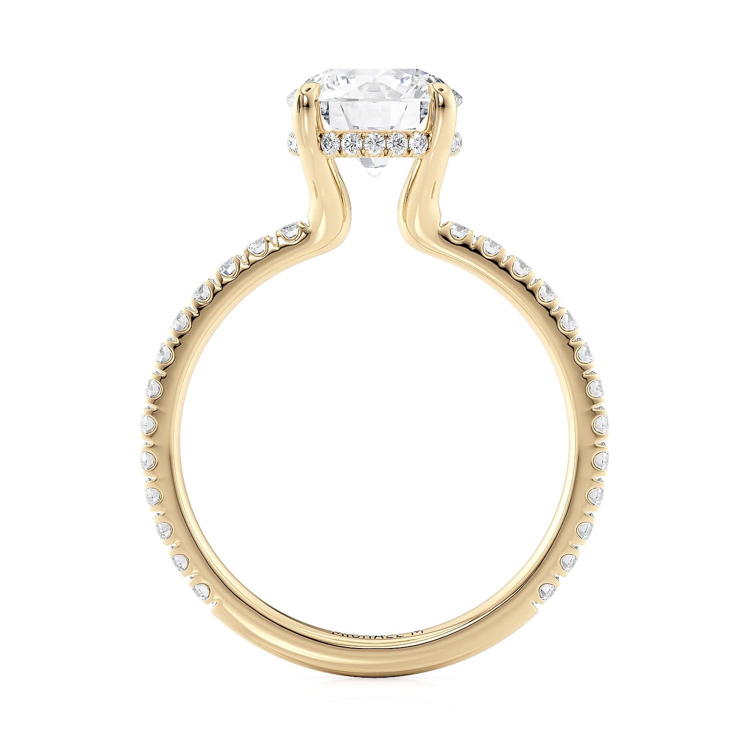 MICHAEL M Engagement Rings Crown R788-1.5