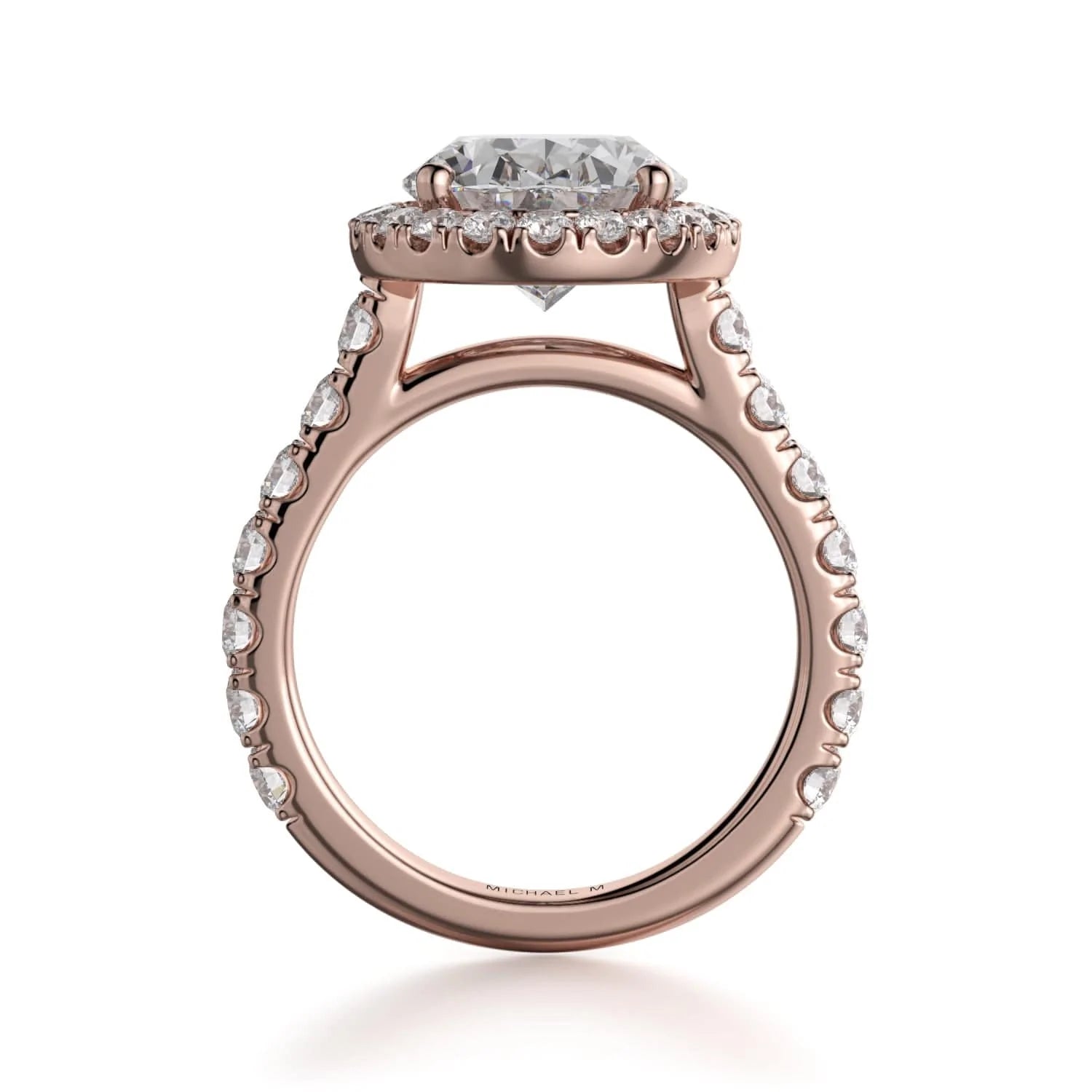 MICHAEL M Engagement Rings Europa R320L-3-OV