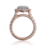 MICHAEL M Engagement Rings Europa R320L-3-OV