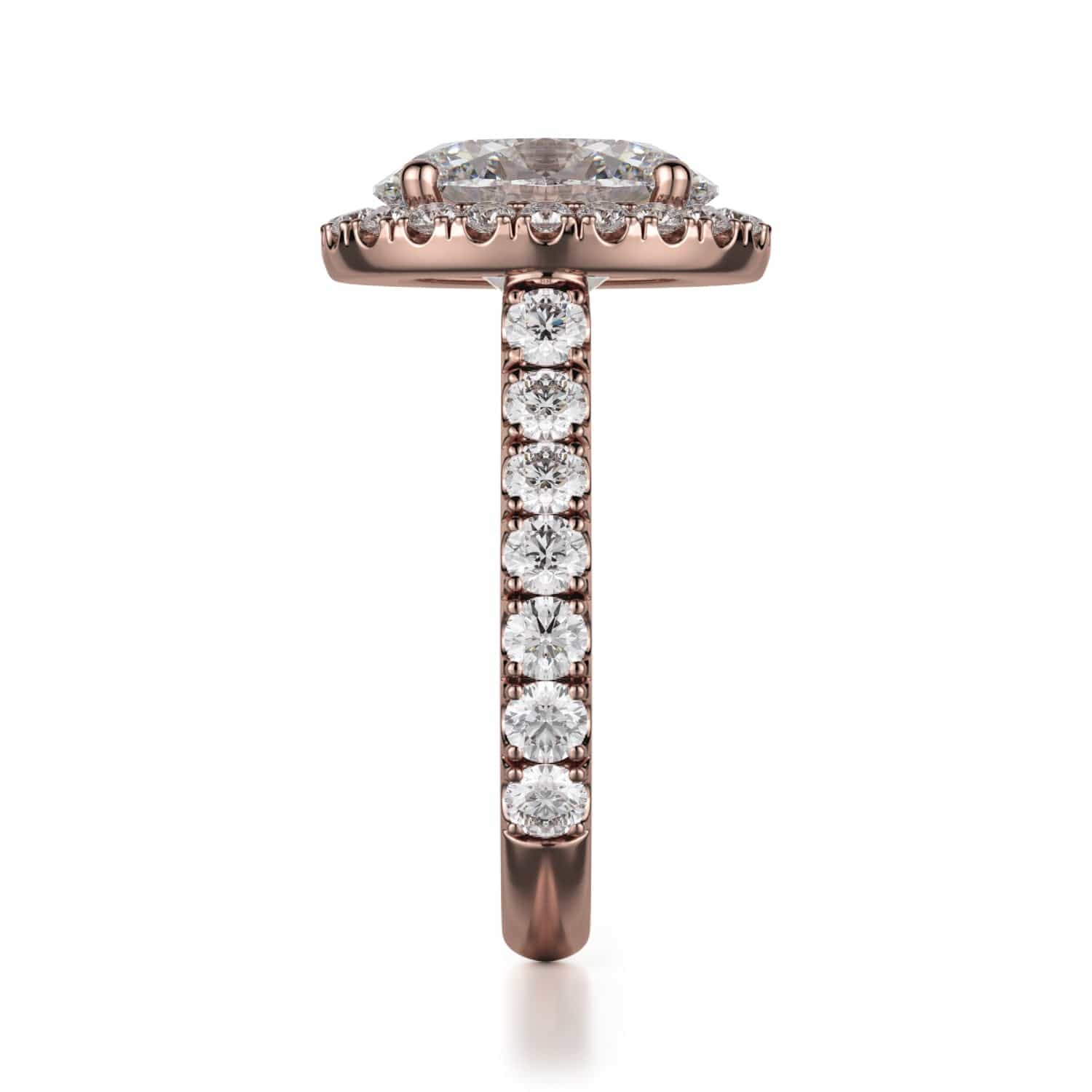 MICHAEL M Engagement Rings Europa R320L-3-OV