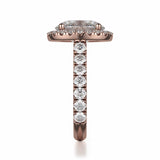 MICHAEL M Engagement Rings Europa R320L-3-OV