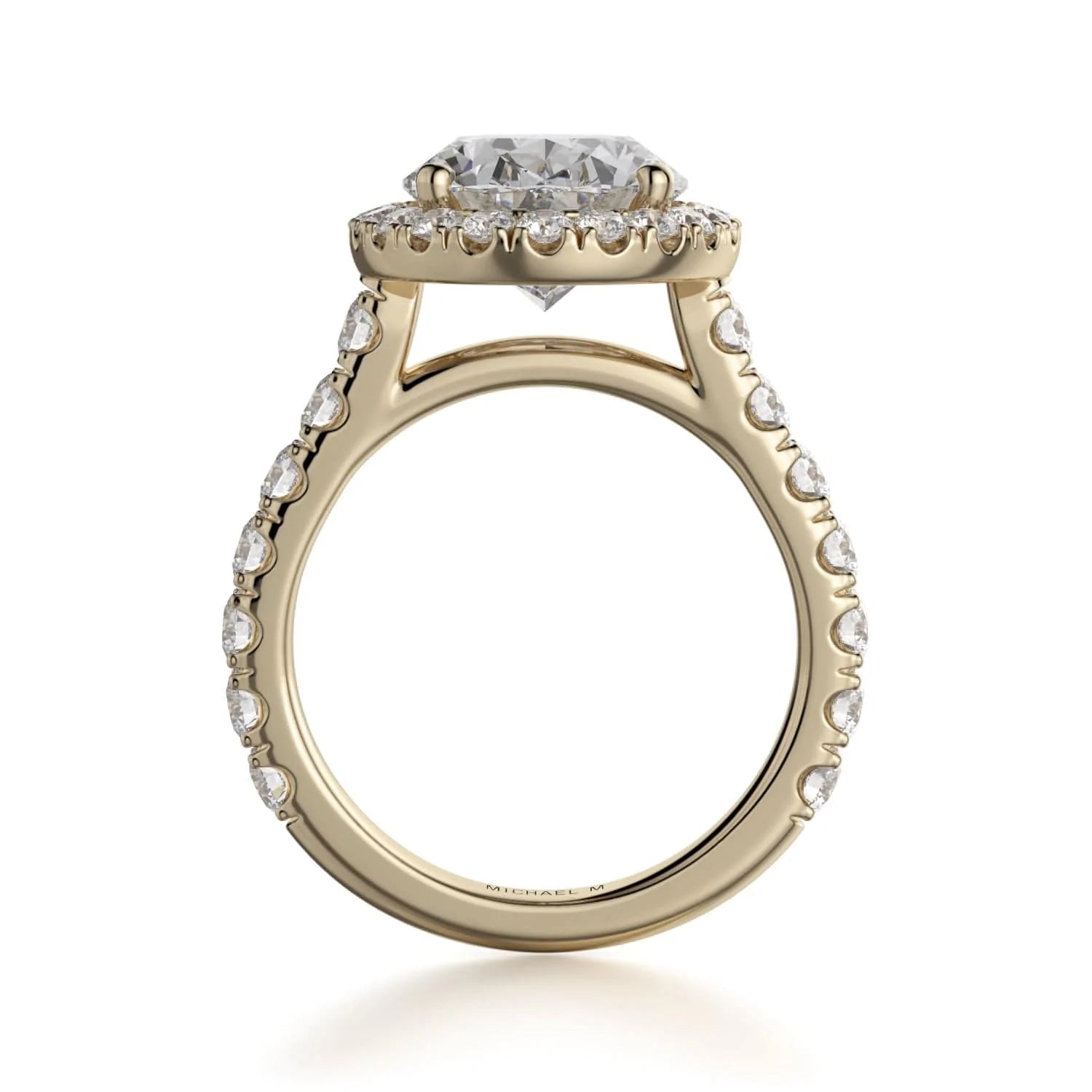 MICHAEL M Engagement Rings Europa R320L-3-OV