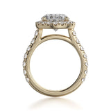 MICHAEL M Engagement Rings Europa R320L-3-OV