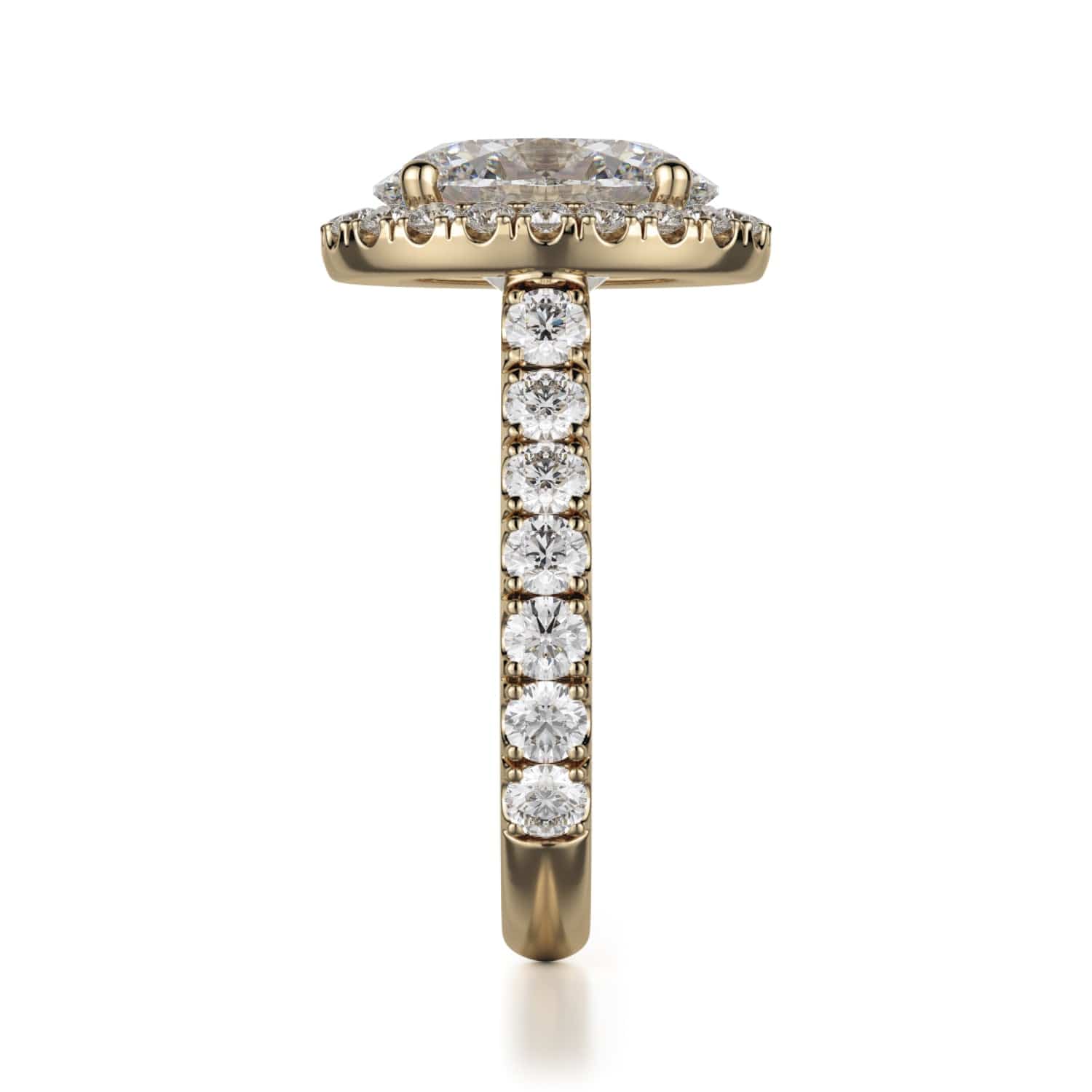 MICHAEL M Engagement Rings Europa R320L-3-OV