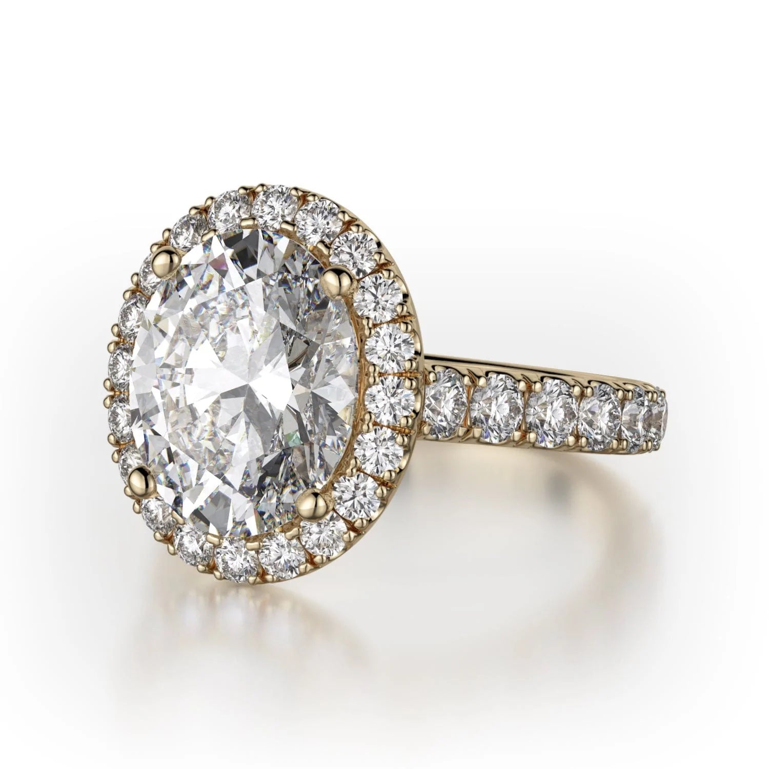 MICHAEL M Engagement Rings Europa R320L-3-OV