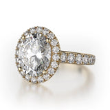 MICHAEL M Engagement Rings Europa R320L-3-OV