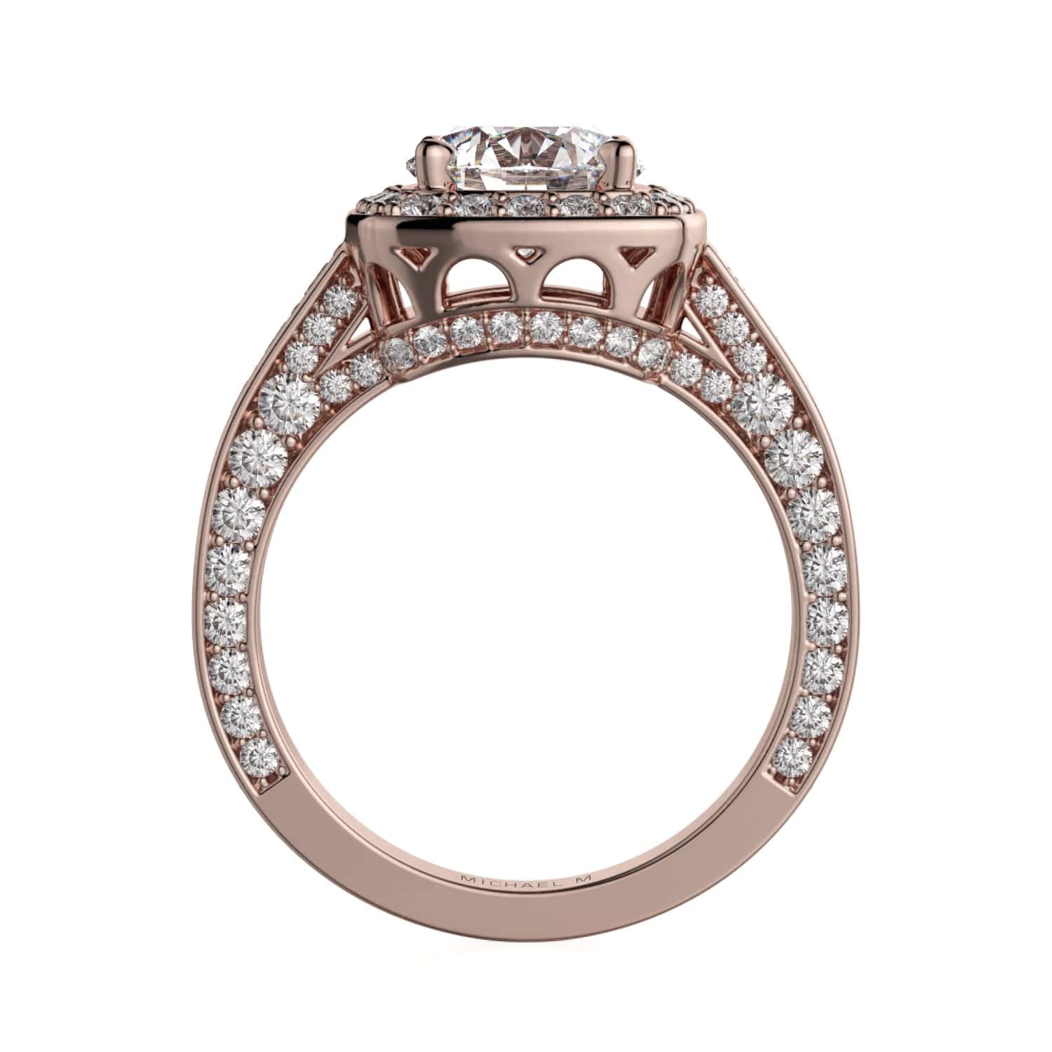 MICHAEL M Engagement Rings Princess R261-2