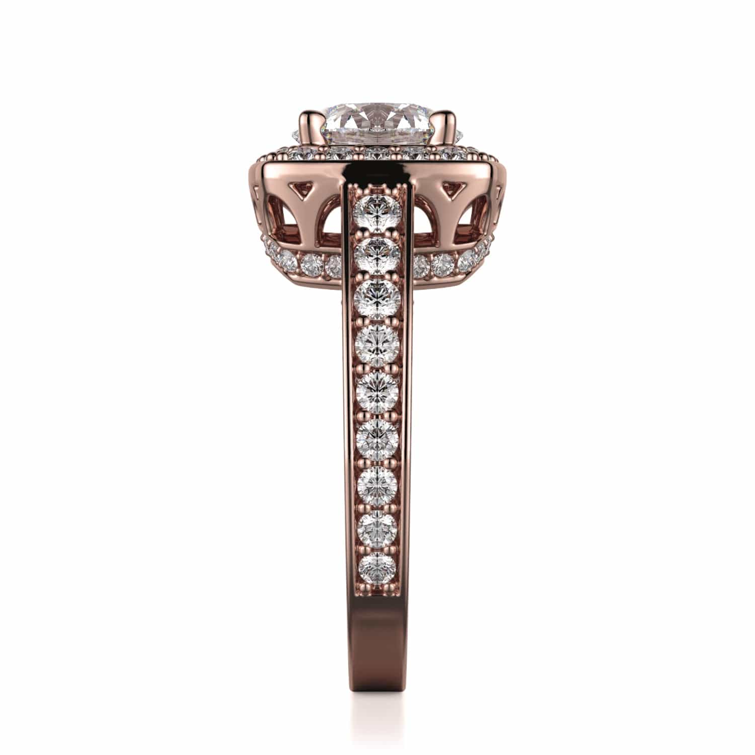 MICHAEL M Engagement Rings Princess R261-2