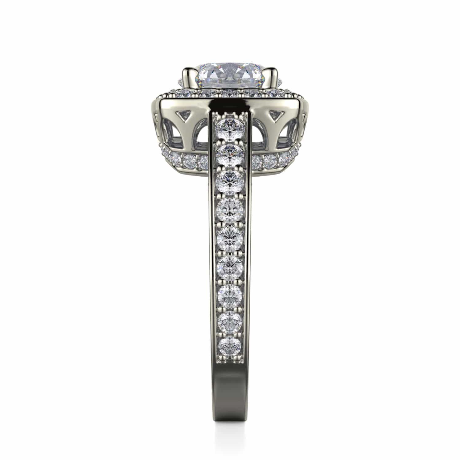 MICHAEL M Engagement Rings Princess R261-2