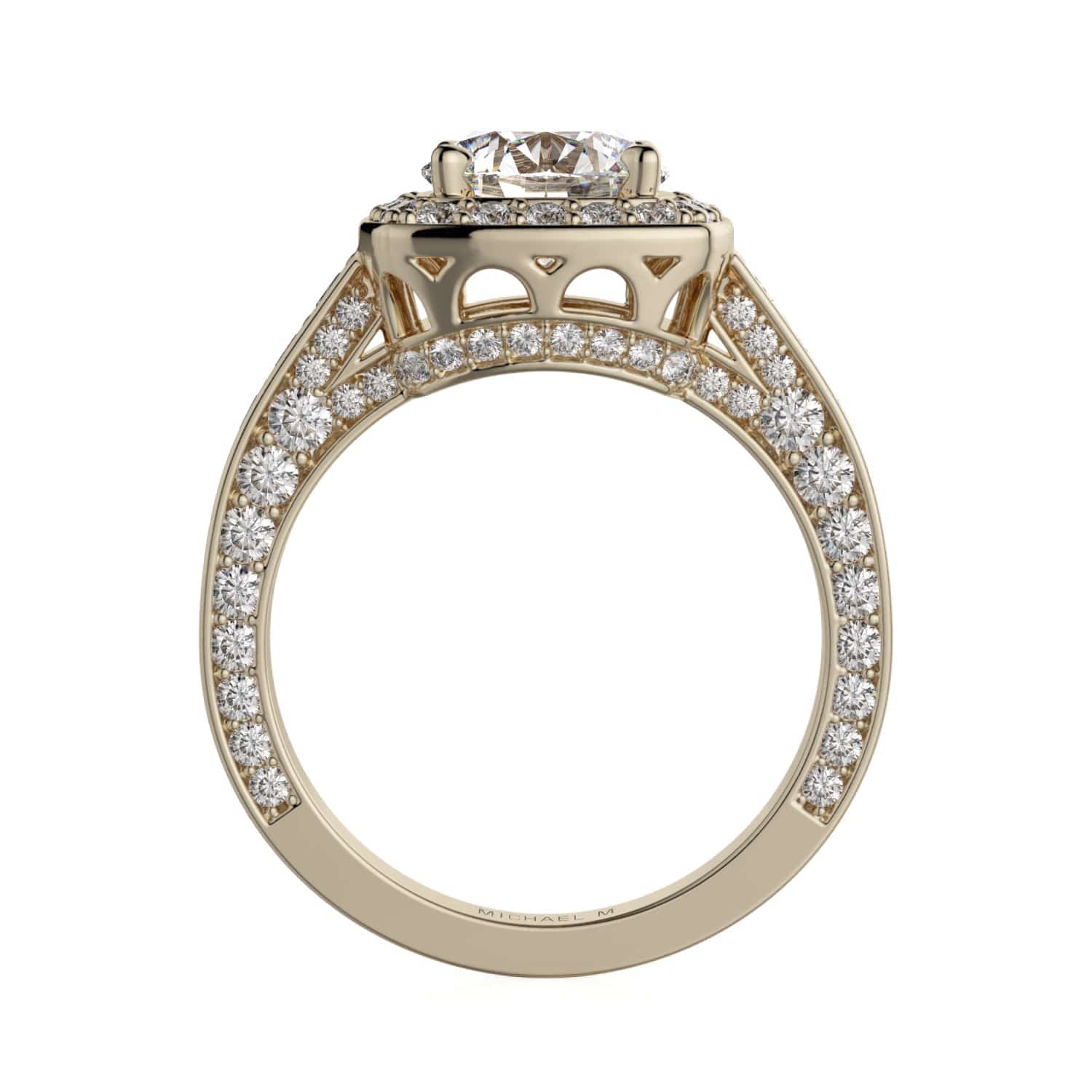 MICHAEL M Engagement Rings Princess R261-2