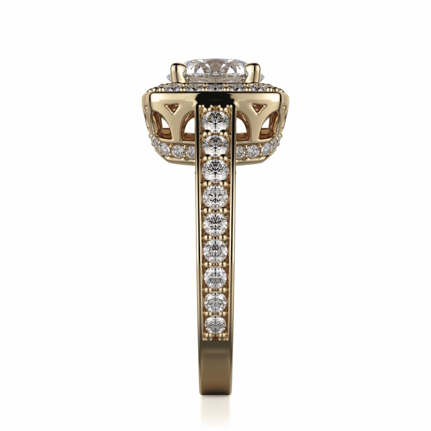 MICHAEL M Engagement Rings Princess R261-2
