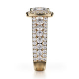 MICHAEL M Engagement Rings Princess R663-2