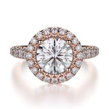 MICHAEL M Engagement Rings Rose Gold Europa R693-1.5 R693-1.5RG