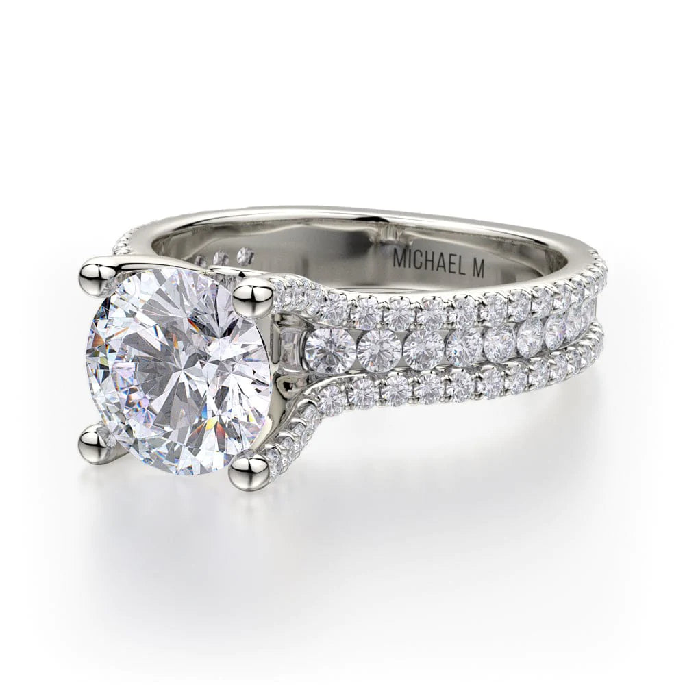 MICHAEL M Engagement Rings Strada R671-1.5