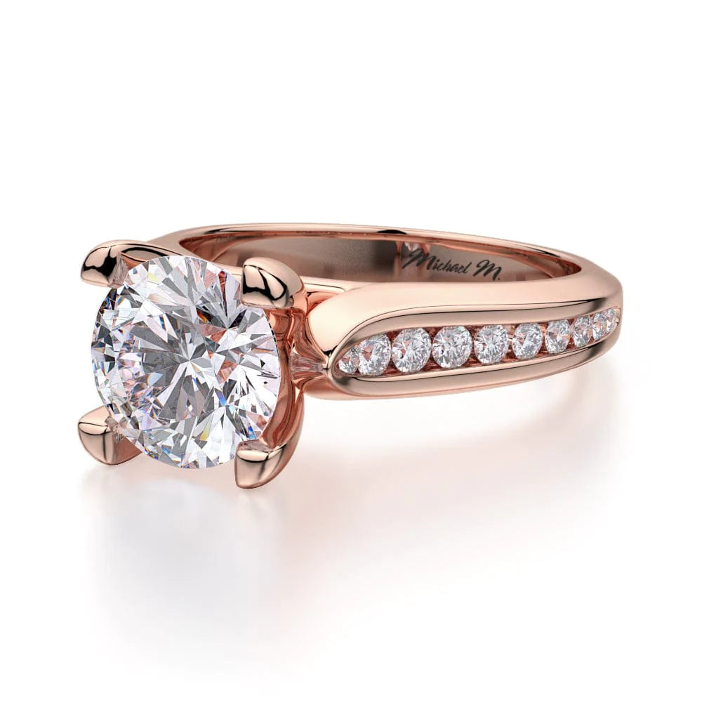 MICHAEL M Engagement Rings Strada R684-1.5