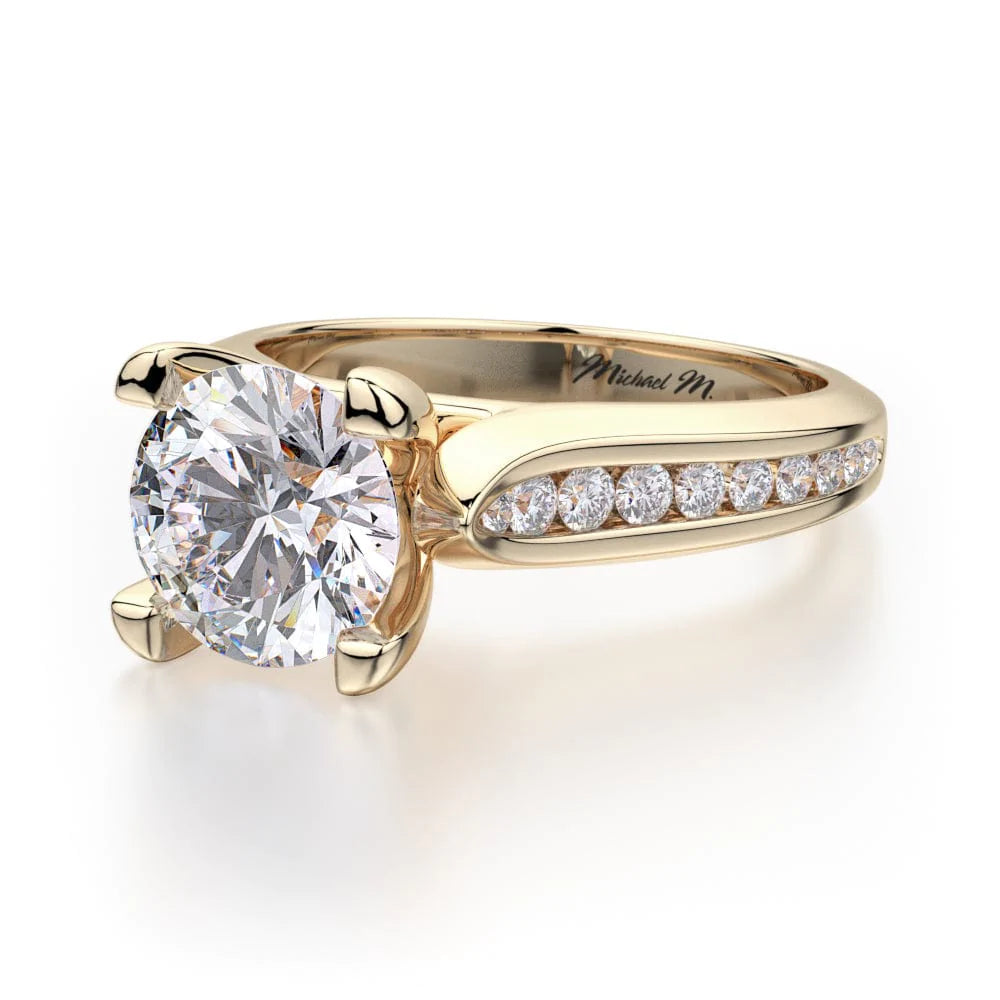 MICHAEL M Engagement Rings Strada R684-1.5