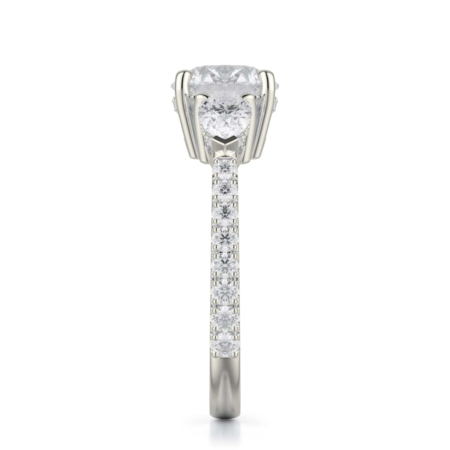 MICHAEL M Engagement Rings Trinity R758-2