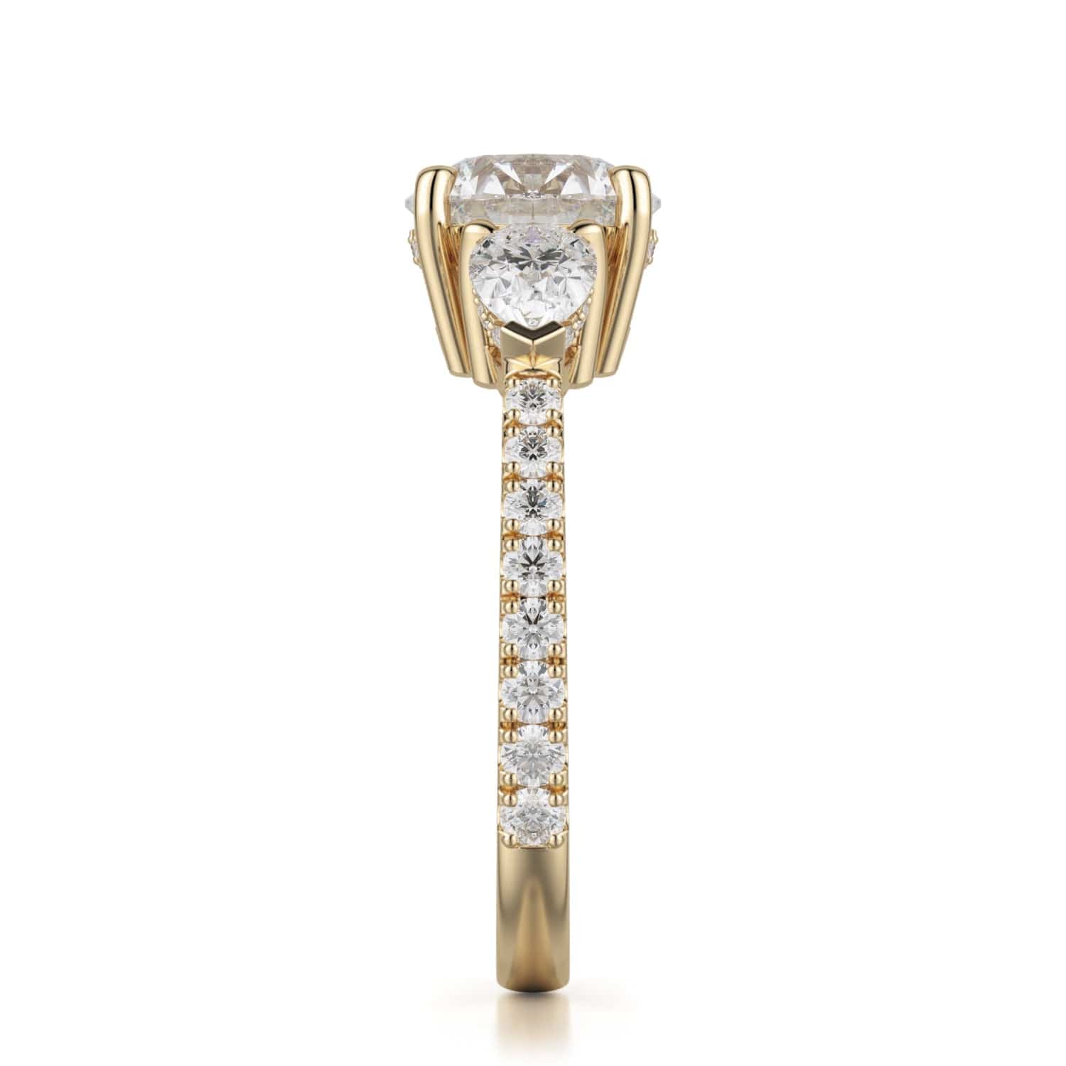 MICHAEL M Engagement Rings Trinity R758-2