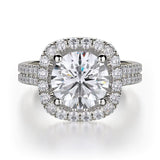 MICHAEL M Engagement Rings White Gold Europa R688-1.5 R688-1.5WG