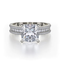 MICHAEL M Engagement Rings White Gold Strada R671-2 R671-2WG