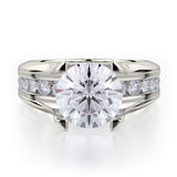 MICHAEL M Engagement Rings White Gold Strada R680-2 R680-2WG
