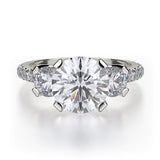 MICHAEL M Engagement Rings White Gold Trinity R422-2 R422-2WG