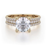MICHAEL M Engagement Rings Yellow Gold Strada R671-1.5 R671-1.5YG