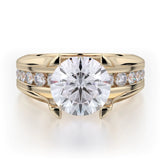 MICHAEL M Engagement Rings Yellow Gold Strada R680-2 R680-2YG