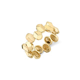 MICHAEL M Fashion Rings 14K Yellow Gold / 4 Carve Large Repeat Shape Ring F456