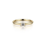 MICHAEL M Fashion Rings 14K Yellow Gold / 4 Petite Solitaire Diamond Ring B324-YG4