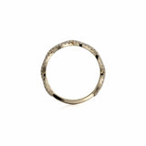 MICHAEL M Fashion Rings Braided Diamond Band